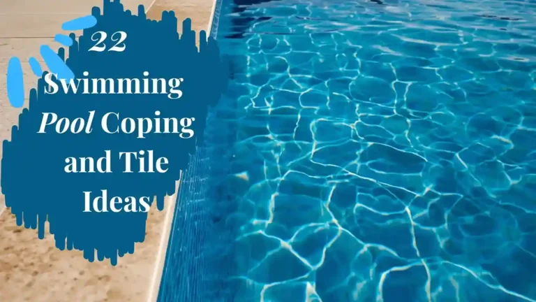 Travertine coping, blue mosaic tiles, crystal-clear water.