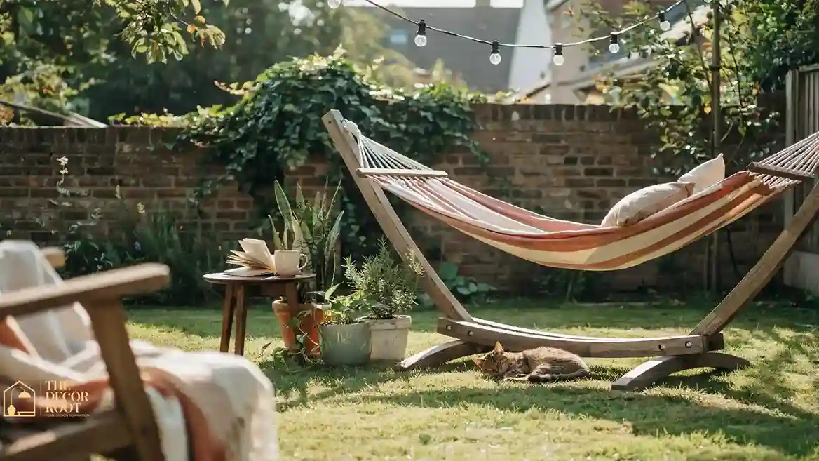 hammock corner ideas small yard