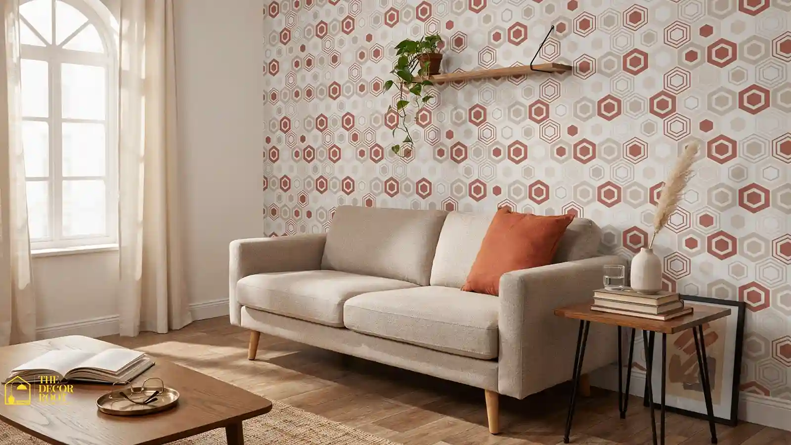 Mid century modern apartment design ideas in a renter-friendly small space